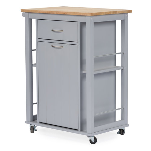Wayfair Trash Bin Compartment Kitchen Islands & Carts You'll Love in 2023